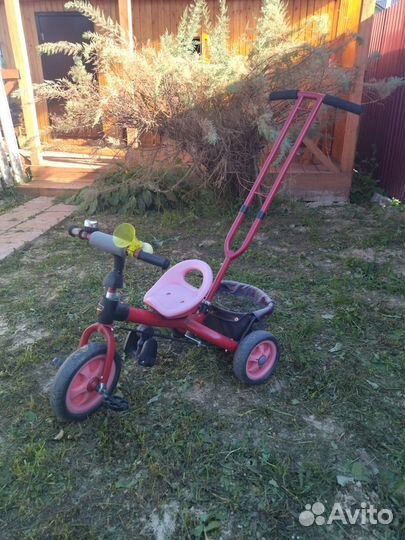 Детский велосипед с ручкой бу