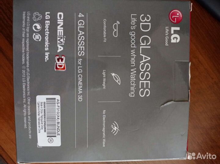 3D очки LG AG-F310
