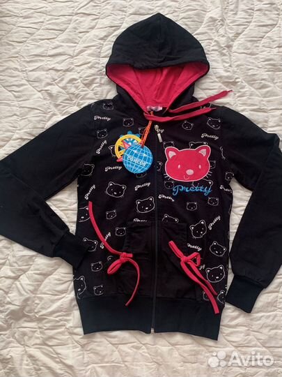 Худи на молнии для девочки