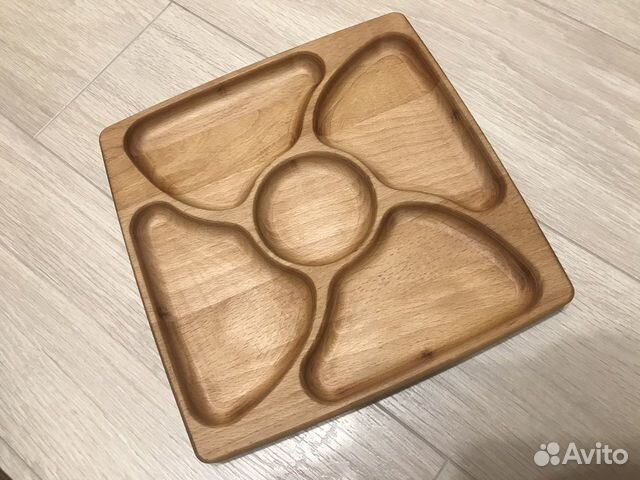 Менажница из натурального дерева