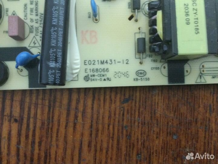 Блок питания E021M431 с Haier smart tv bx