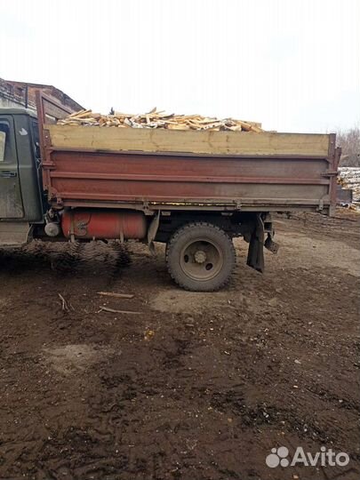 Дрова горбыль березовый пиленный