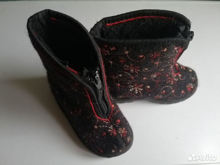 Войлочные сапожки
