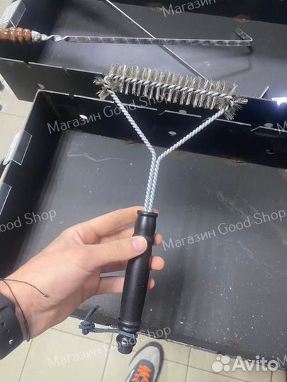 Щетка для чистки гриля 25см