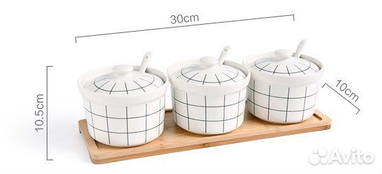 Керачические баночки для сыпучих