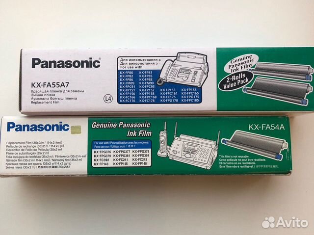 Термопленка Panasonic для факсов 12 шт за