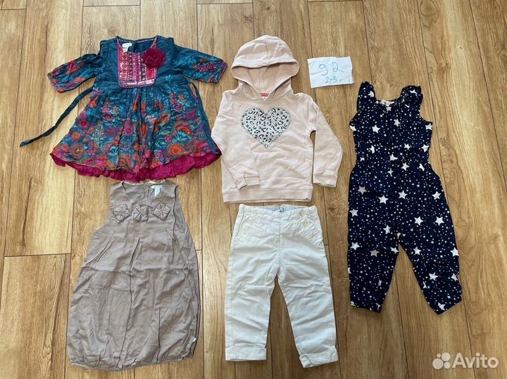 Одежда на девочку размеры 86-92 и 98-104