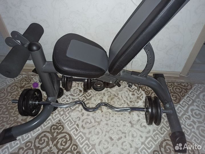 Скамья для жима и пресса бу