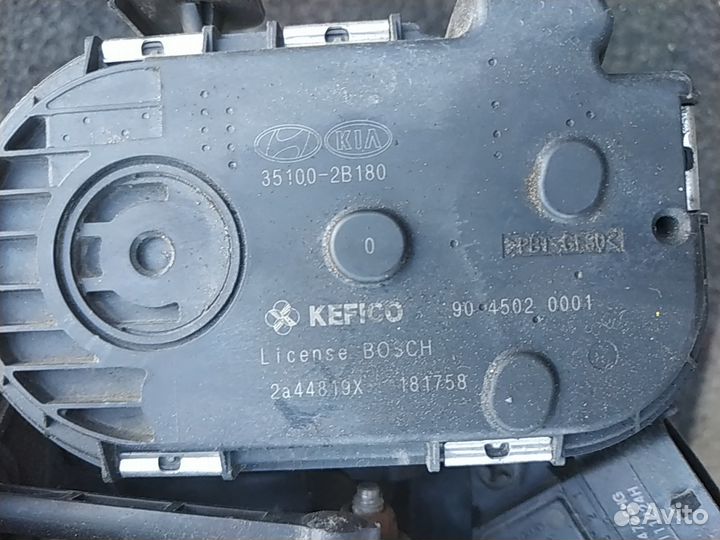 Дроссельная заслонка Kia Ceed jd 2016 год 1.6