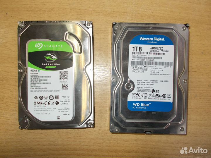 Жесткие диски и SSD