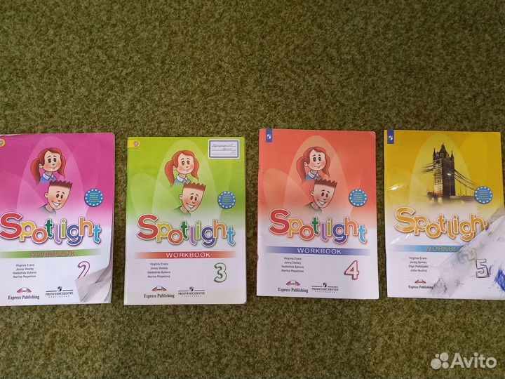 Рабочая тетрадь по английскому языку 2,3,4,5 класс