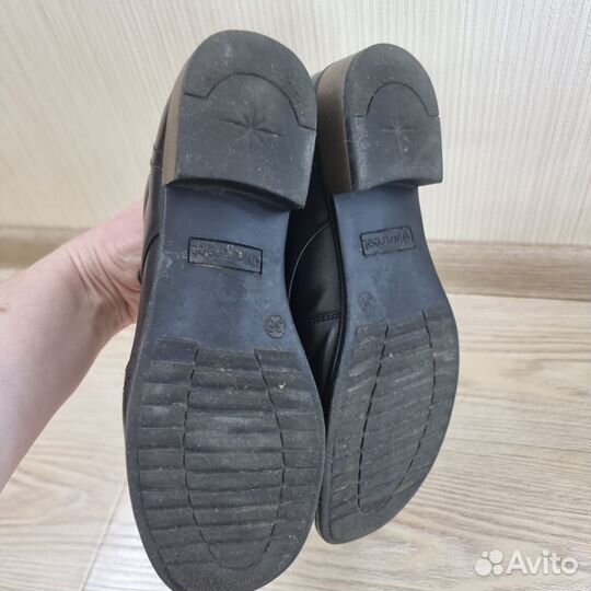 Ботинки кожаные