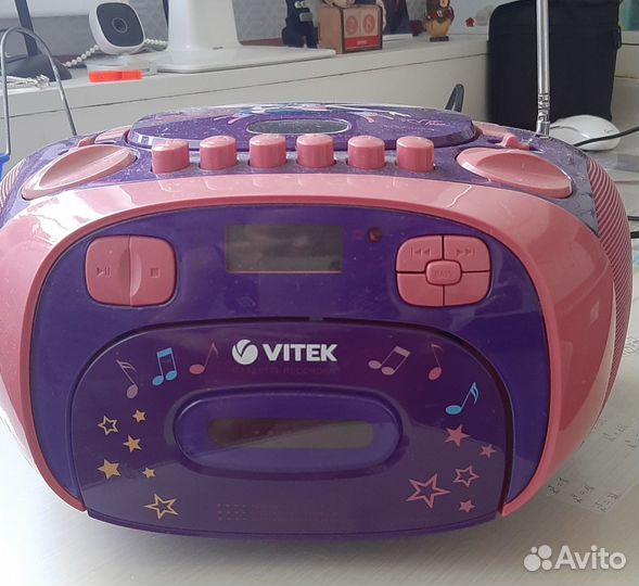 Магнитола CD/MP3/радио/кассета vitek