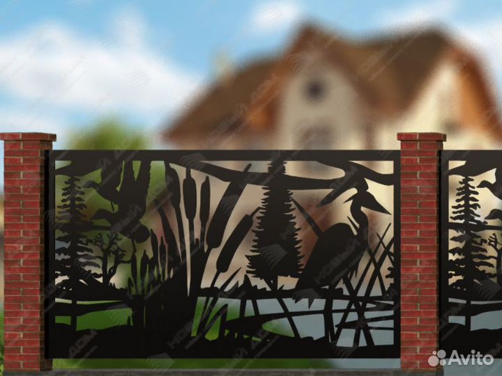 Забор дизайнерский