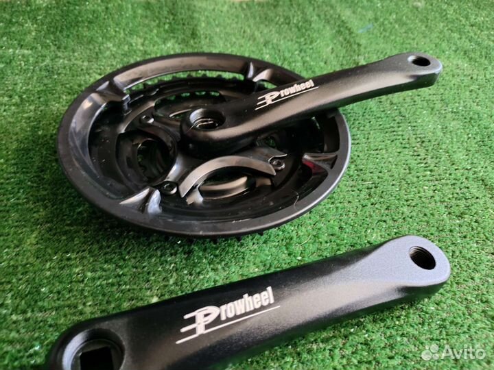 Шатуны, система для велосипеда алюминиевые/Новые