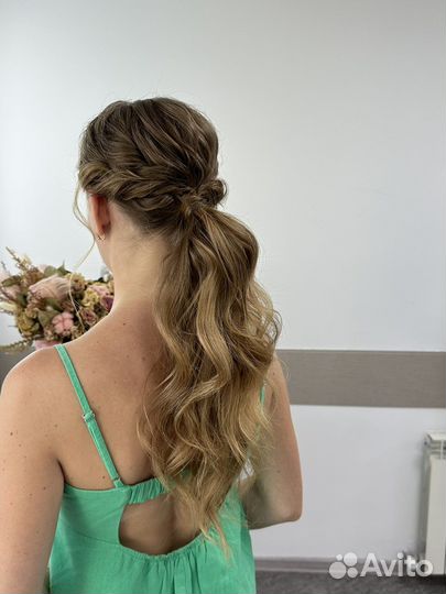 Прически свадебные вечерние