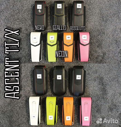 Оригинал чехол Vertu Ascent Ti, X, Signature S, M