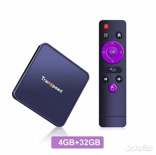 Тв приставка android 12 4/32
