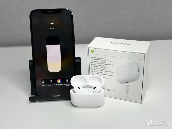 AirPods PRO 2 (чип Huilian 247b) USB-C Гироскоп