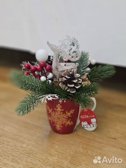 Букет в кружке