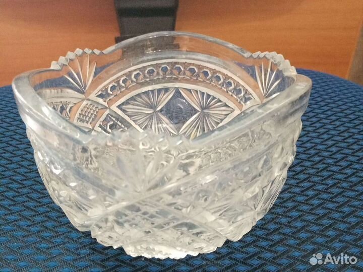 Конфетница ваза хрусталь СССР