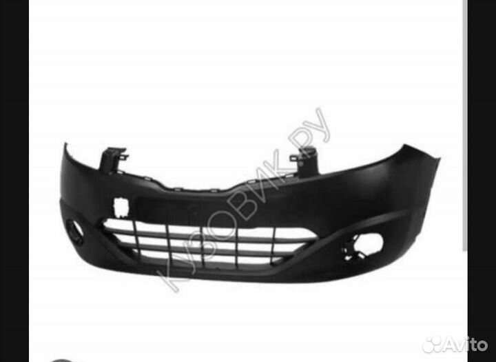 Бампер передний на Qashqai 2013
