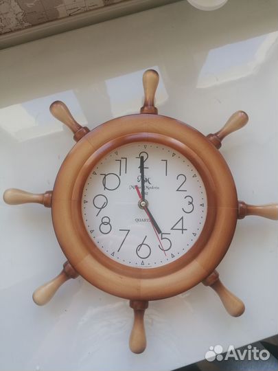 Часы настенные штурвал