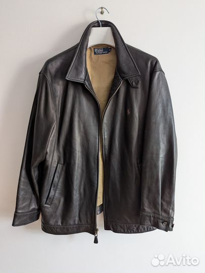 Кожаная куртка Ralph Lauren винтаж