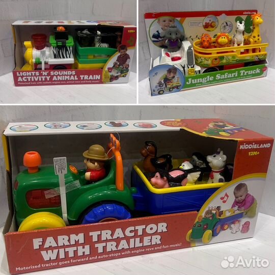 Трактор/поезд (новый) Kiddieland