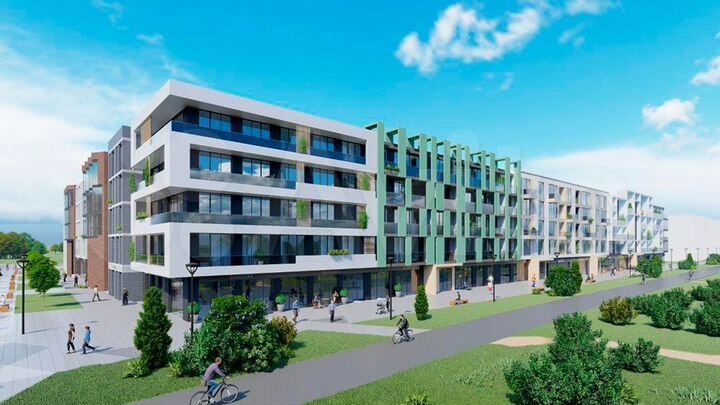 1-к. квартира, 43,8 м², 1/6 эт.