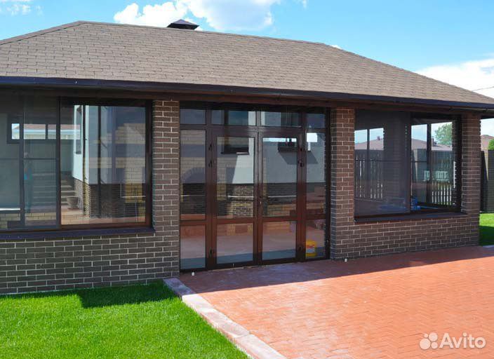 Окна доя беседки алюминиевые пластик