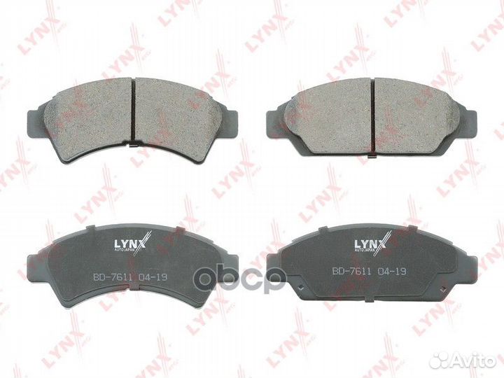 Колодки тормозные дисковые перед BD7611 LYN