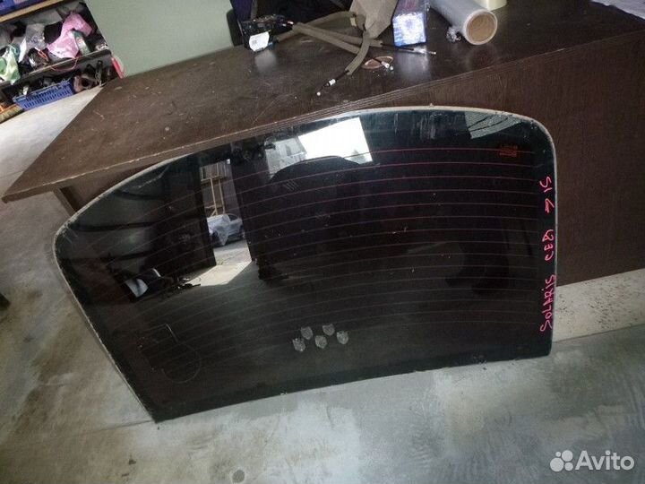 Стекло заднее hyundai solaris solaris 2010