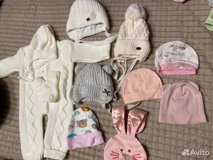 Детские вещи для новорожденных пакетом 56-62