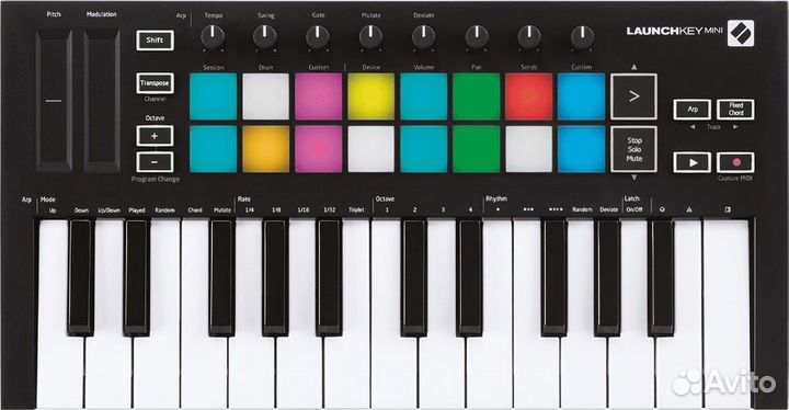 Контроллер, 25 клавиш Novation LaunchKey Mini MK3
