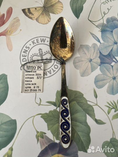 Кофейные ложки СССР серебро