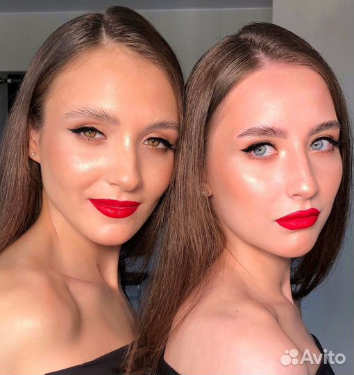 Макияж, локоны, оформление бровей