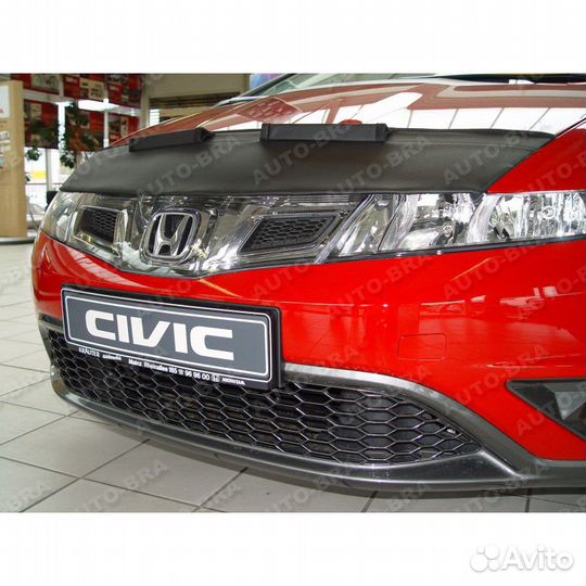 Дефлектор капота Honda Civic 8 hatch