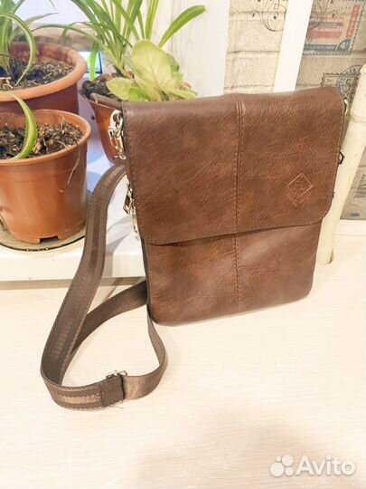 Сумка из кожи унисекс
