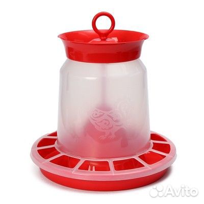 Кормушка бункерная для птиц, горизонт подача, 5 л