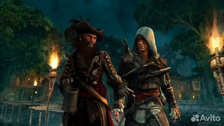 Assassins Creed IV Black Flag, б/у (Xbox ONE)