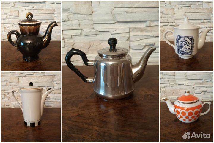 Чайники сахарницы сливочники чай пары СССР винтаж