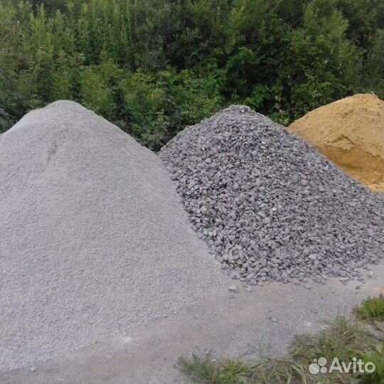 Щебнь отсев песок