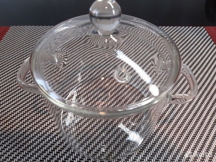 Кастрюля стеклянная огнеупорная 1,2 л, 20х14 см