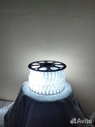 Дюралайт светодиодный белый двухжильный белый