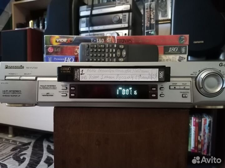 Видеомагнитофон panasonic NV-FJ720