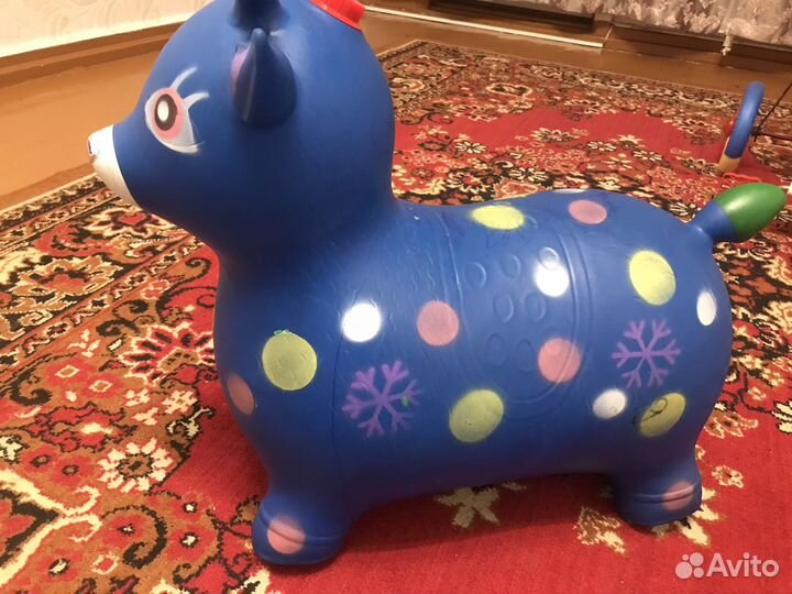 Игрушка прыгун ослик