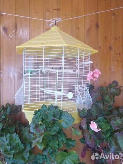 Клетка-фонарь для попугаев и певчих птиц