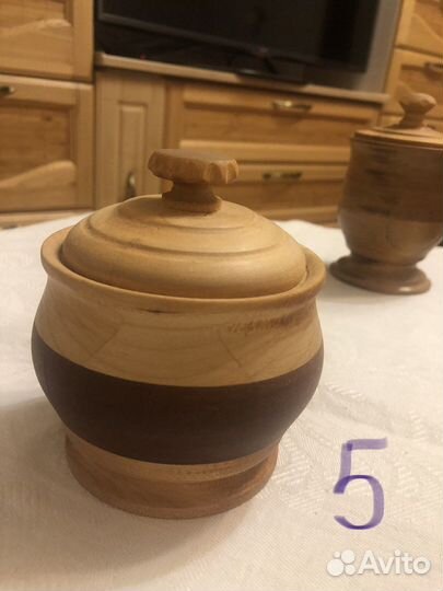 Посуда из дерева ручной работы