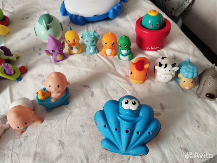 Игрушки для купания пакетом